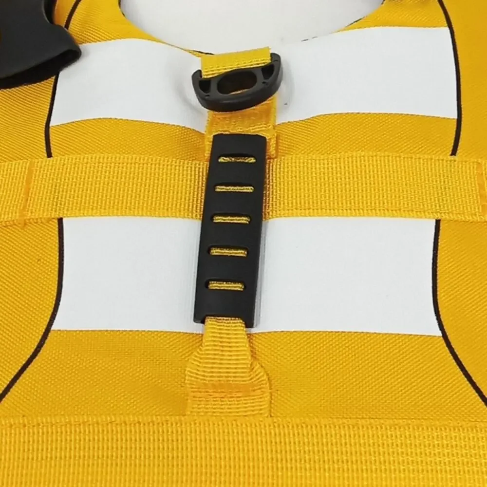 New Dog Life Jacket High Visibility Yellow & White Size XS